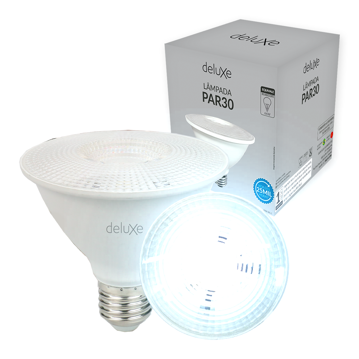 Lâmpada Led Par30 11w 6500k Branco Frio E27 IP20 Bivolt Branco Avant