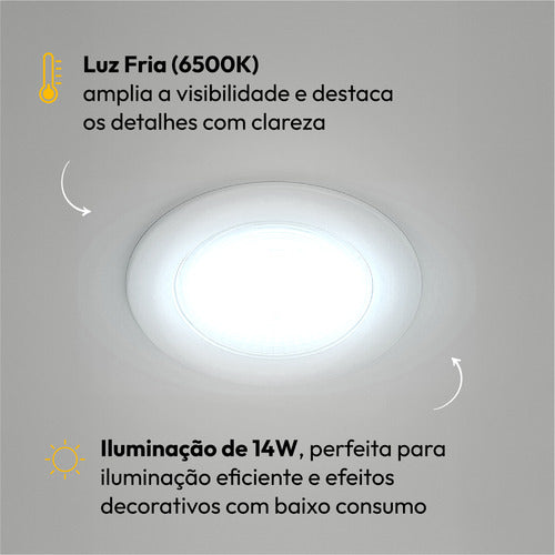 Lampada Led Par38 14w 6500k E27 110v/220v Mk Deluxe By Avant