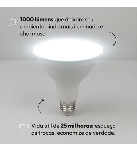 Lampada Led Par38 14w 6500k E27 110v/220v Mk Deluxe By Avant
