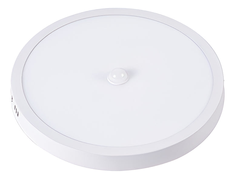 Painel led Plafon Pop Sensor Sobrepor 18w 6500k Branco Frio 21cm Bivolt Redondo Branco Avant