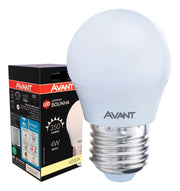 Lampada Led Bola 4w 4000k 110v/220v Bivolt E27 Branco Avant