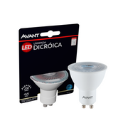 Lâmpada Led Dicróica MR11 4w 4000k Branco Neutro GU10 IP20 Bivolt Branco Avant