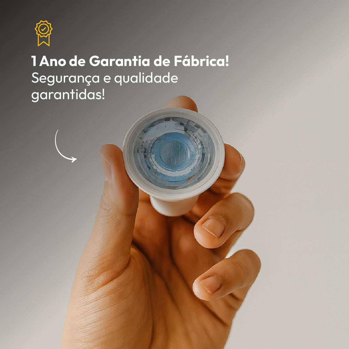 Lampada Led Dicróica Mr16 4,8w 3000k Branco Alut By Avant