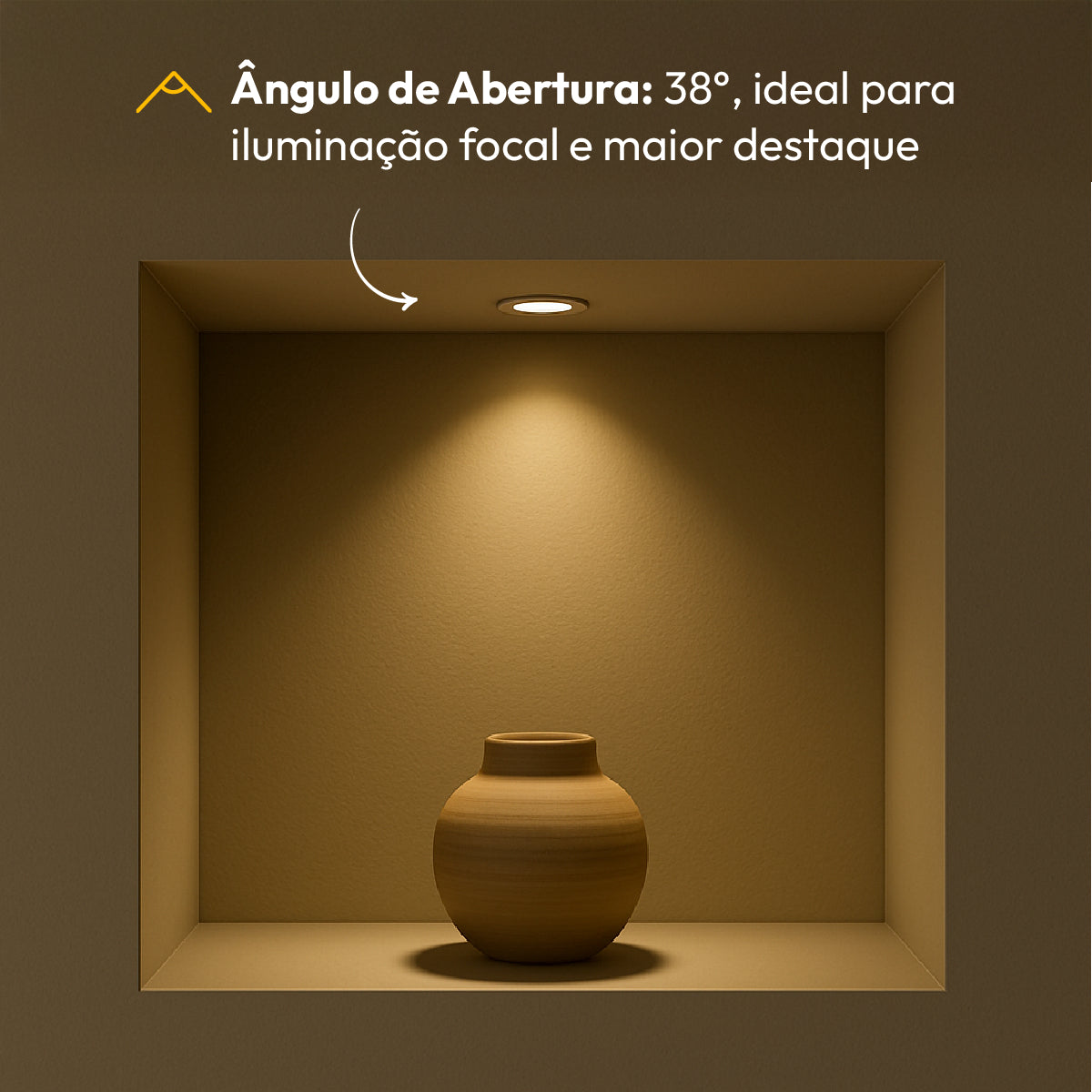 Lampada Led Dicróica Mr16 4,8w 3000k Branco Alut By Avant