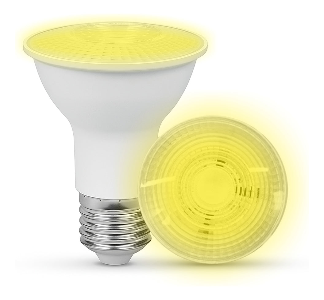 Lampada Led Par20 7w 3000k Branco Quente E27 Bivolt Branco Deluxe