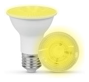 Lampada Led Par20 7w 3000k Branco Quente E27 Bivolt Branco Deluxe