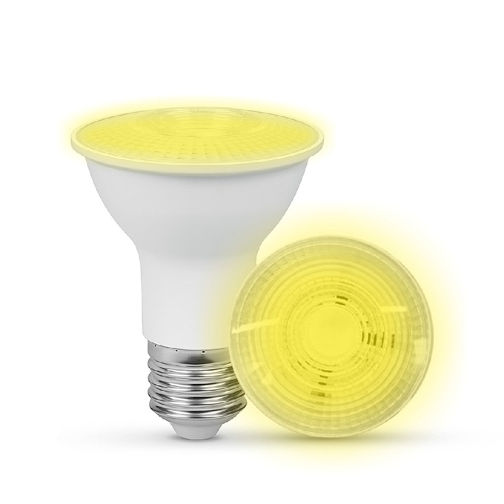 Lampada Led Par20 7w 3000k Branco Quente E27 Bivolt Branco Deluxe
