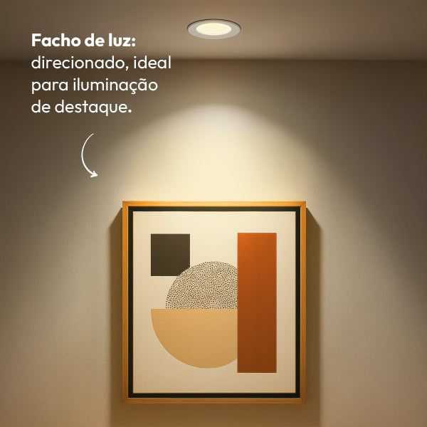 Lampada Led Par20 7w 4000k Branco Neutro E27 110v/220v Branco Cod: 919080876 Deluxe By Avant