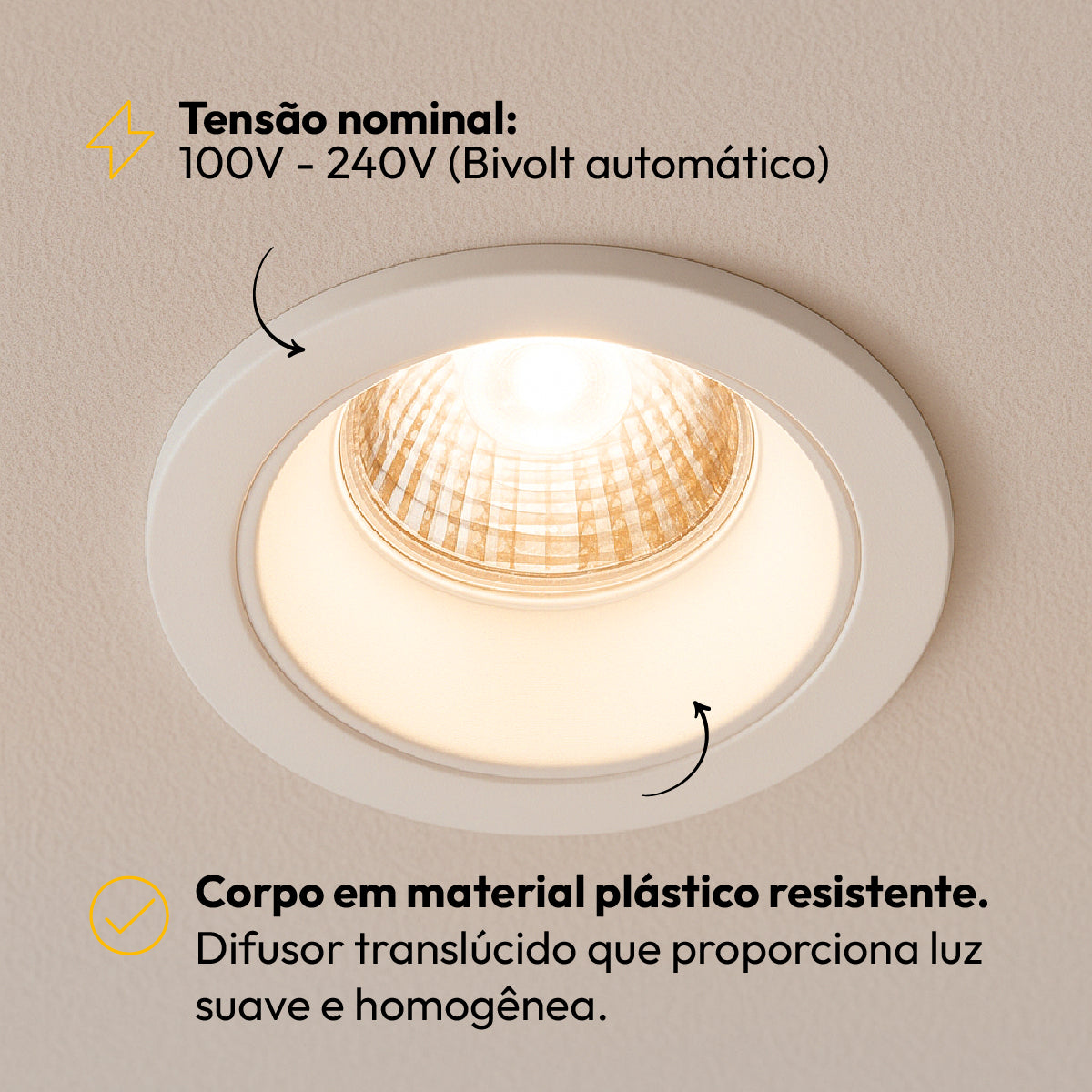 Lampada Led Par20 7w 4000k Branco Neutro E27 110v/220v Branco Cod: 919080876 Deluxe By Avant