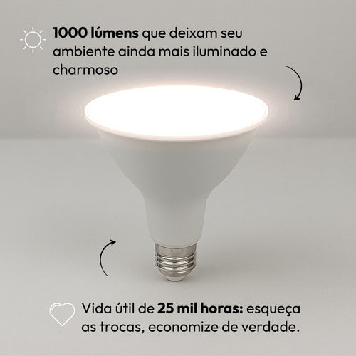 Lampada Led Par38 14w 4000k E27 110v/220v Mg Deluxe By Avant