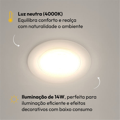 Lampada Led Par38 14w 4000k E27 110v/220v Mg Deluxe By Avant