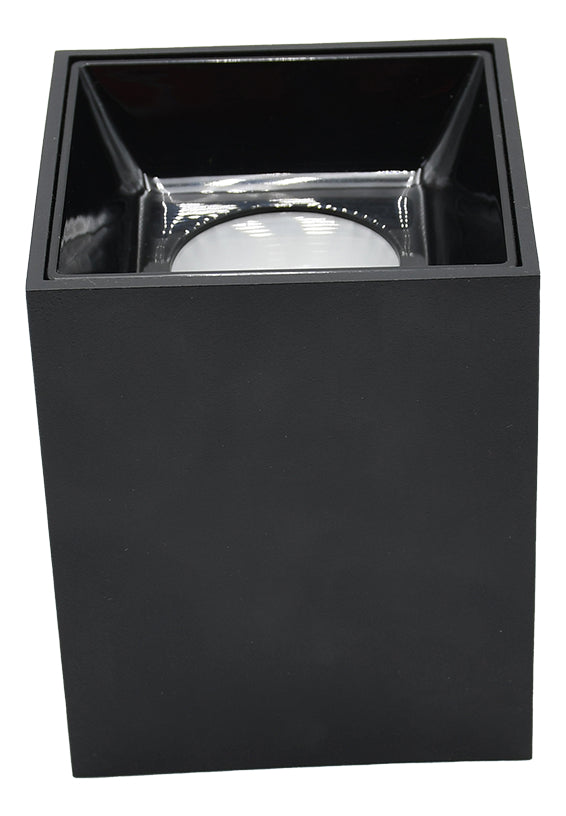Spot Led Haut Quadrado 12w 2700k Branco Quente Bivolt Quadrado Preto Avant