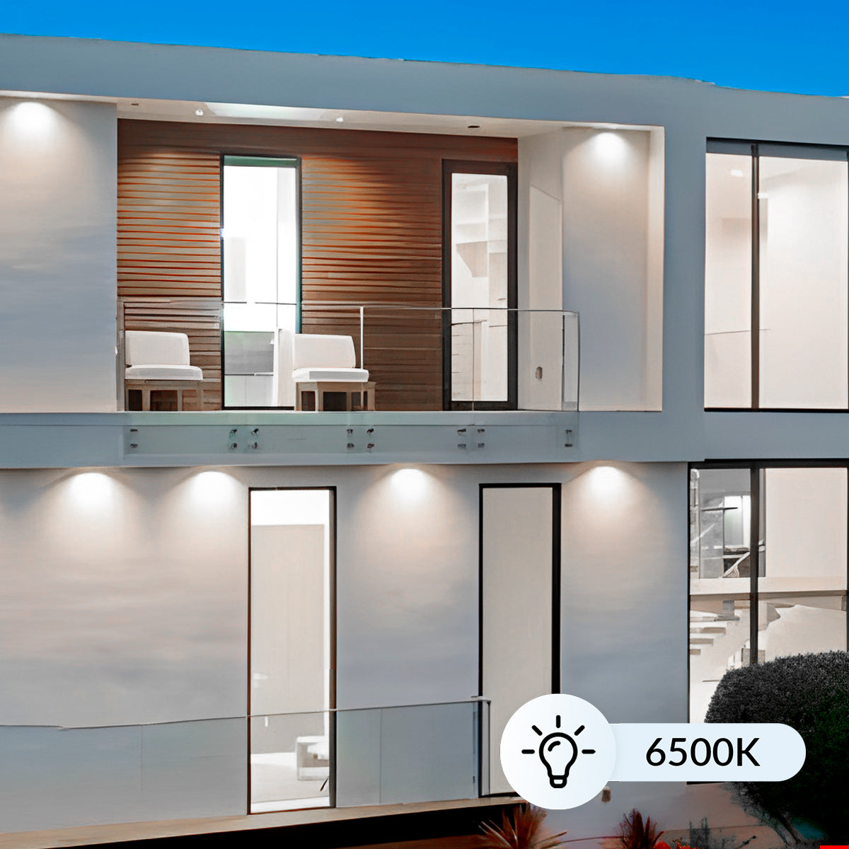 Spot Led Authentic Quadrado 5w 6500k Branco Frio IP20 BIvolt Branco Avant
