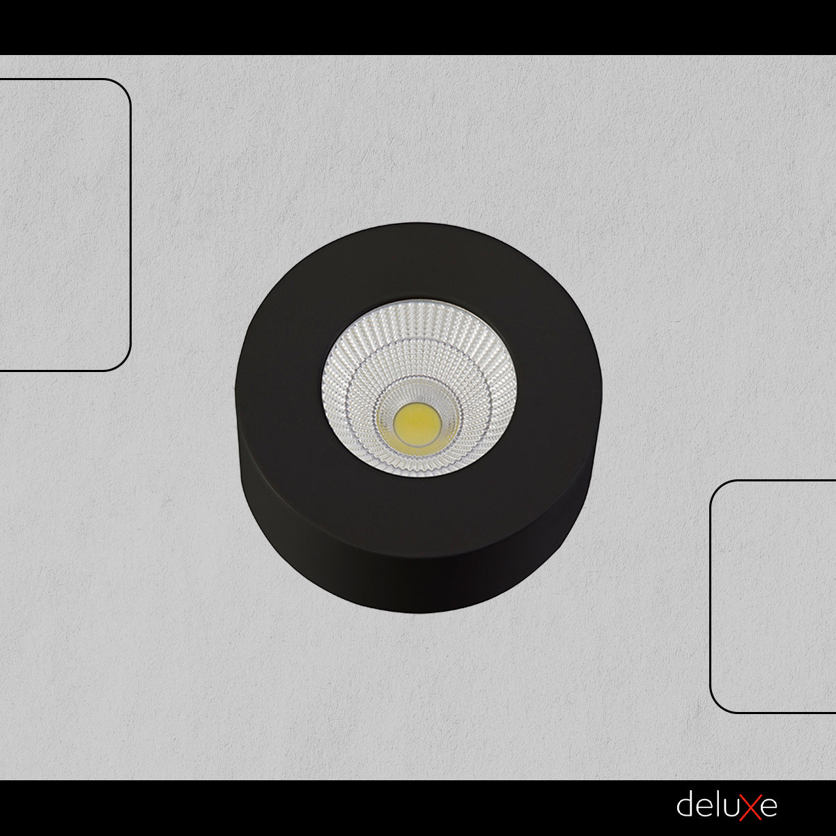 Spot Led Authentic Redondo 5w 2700k Branco Quente IP20 BIvolt Preto Avant