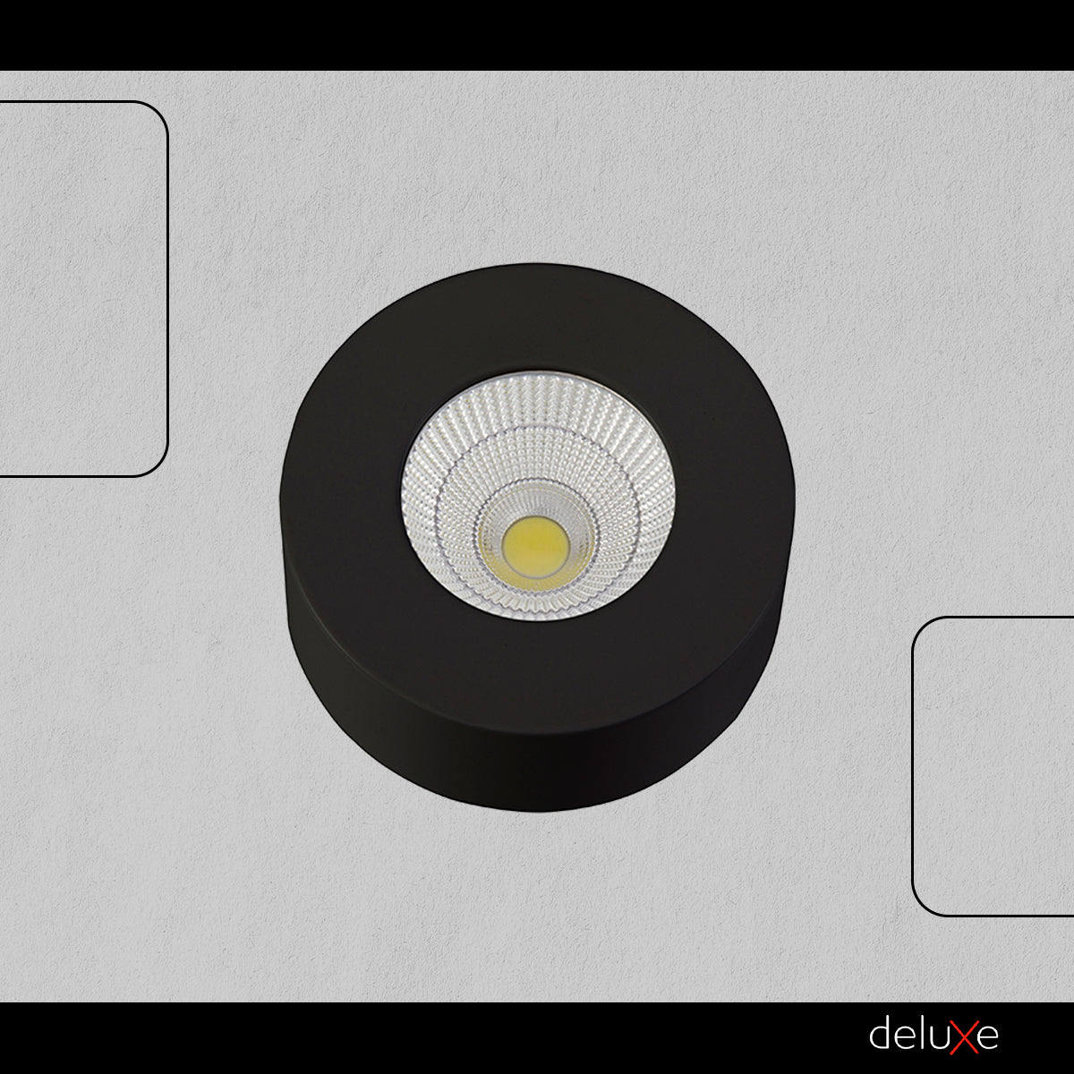 Spot Led Authentic Redondo 5w 4000k Branco Neutro IP20 BIvolt Preto Avant