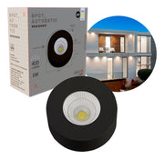Spot Led Authentic Redondo 5w 4000k Branco Neutro IP20 BIvolt Preto Avant