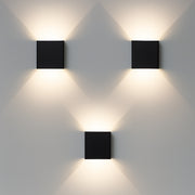 Arandela Led Versati Duplo Facho 4W 3000k Branco Quente Bivolt IP65 Preto Avant