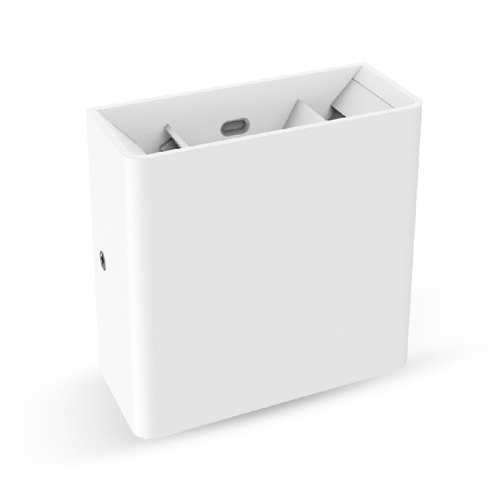Arandela Led Versati Duplo Facho 4W 3000k Branco Quente Bivolt IP65 Branco Avant