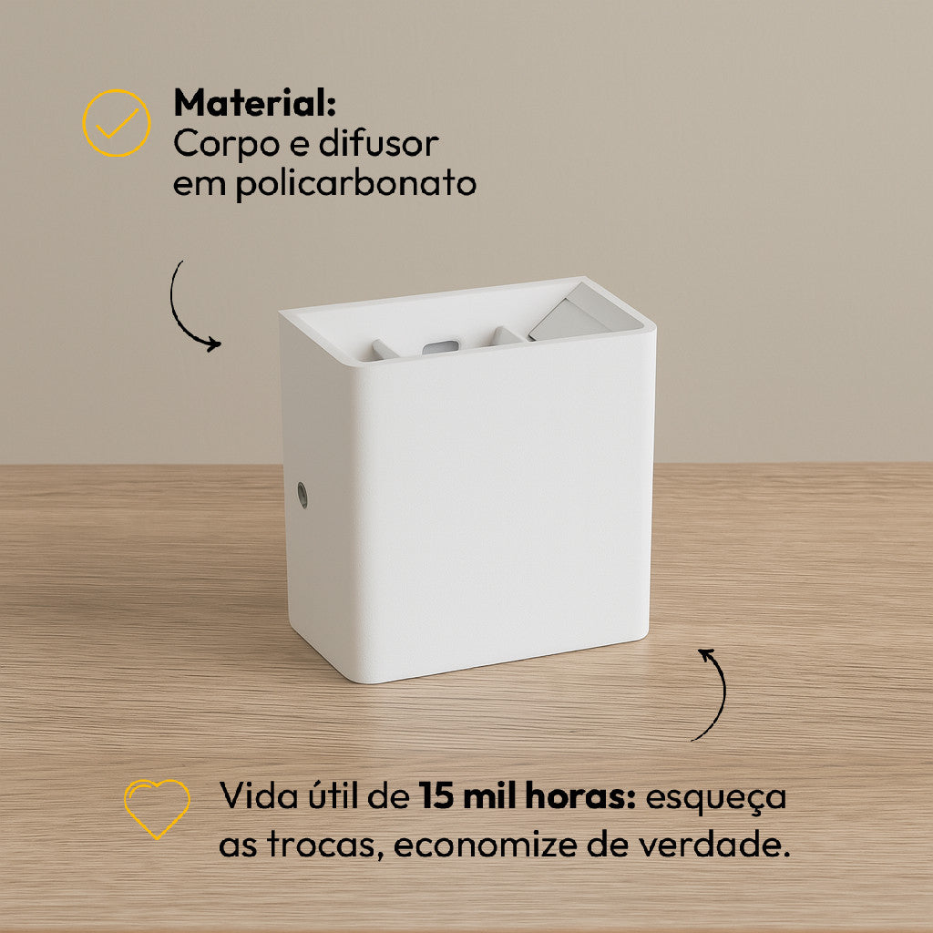 Arandela Led Versati Duplo Facho 4W 3000k Branco Quente Bivolt IP65 Branco Avant