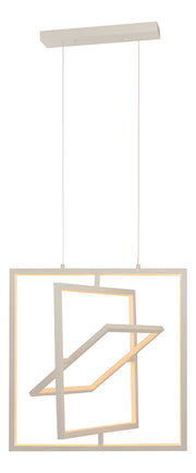 Luminaria Pendente Led Occhio 36w 2700k Branco Deluxe