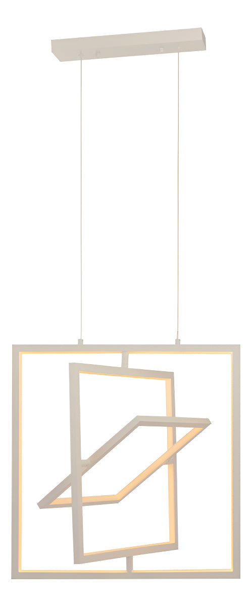 Luminaria Pendente Led Occhio 36w 2700k Branco Deluxe