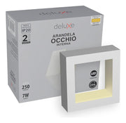 Arandela Led Interna Occhio 7w 2700k Bivolt Branco Deluxe