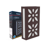 Arandela Led Cobogó Mandala 12W 3000k Branco Quente Bivolt Ip65 Preto Avant