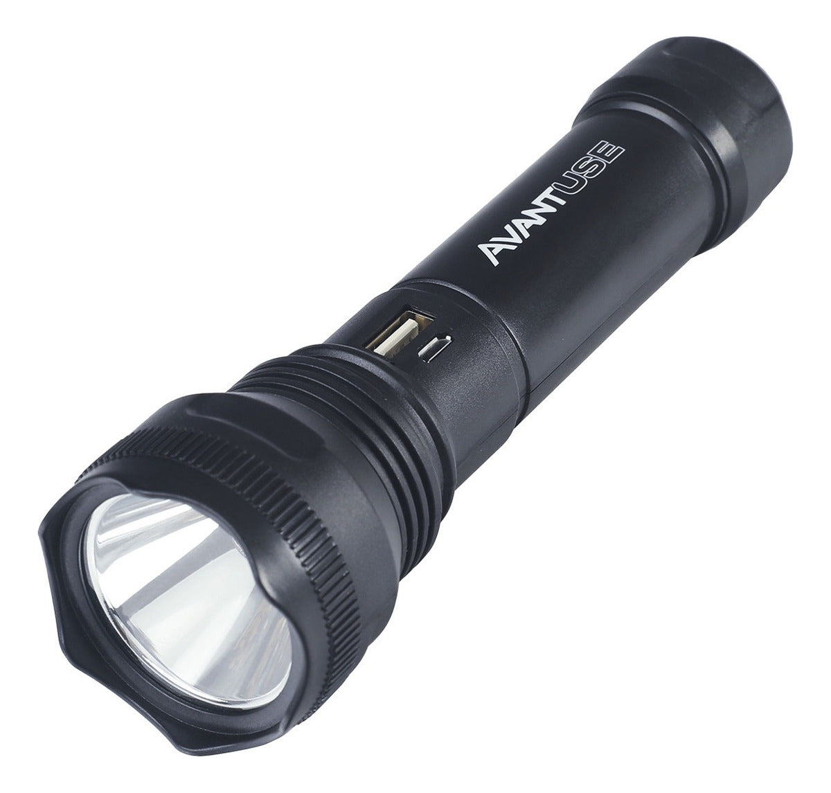 Lanterna Led Adventure Recarregável 3w 6500k Branco Frio IP20 Bivolt Preto Avant Use