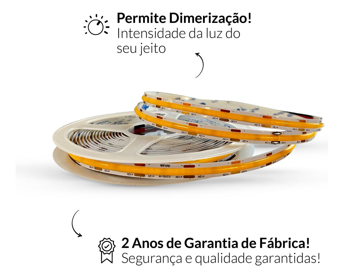 Fita Led Luce 8w 4000K Branco Neutro 1350lm IP20 12v Avant
