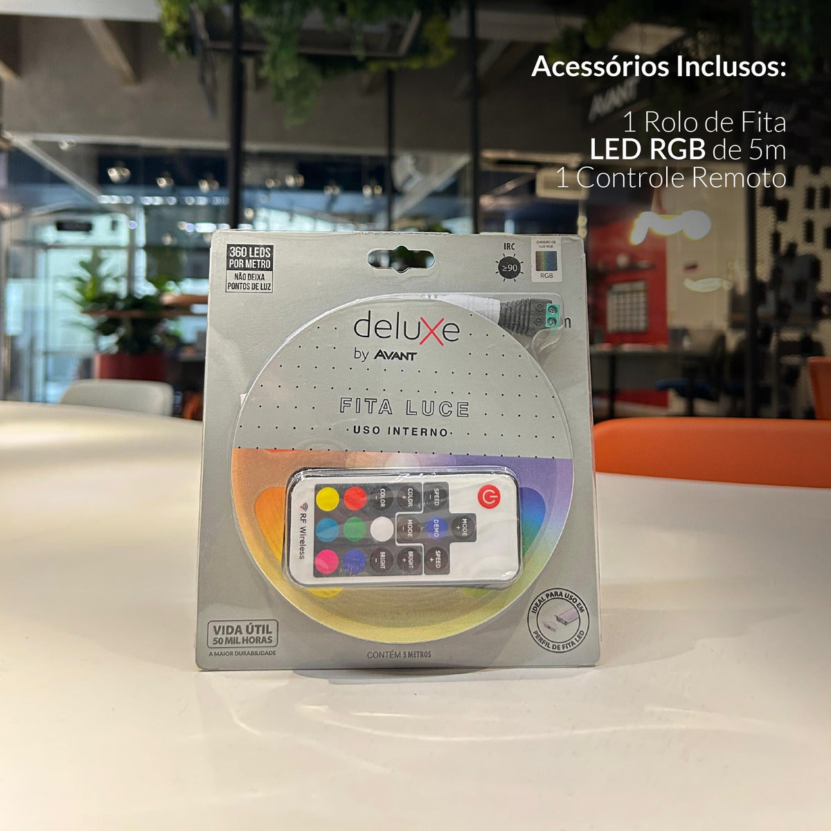 Fita Led Luce 8w RGB 720lm IP20 12v Avant