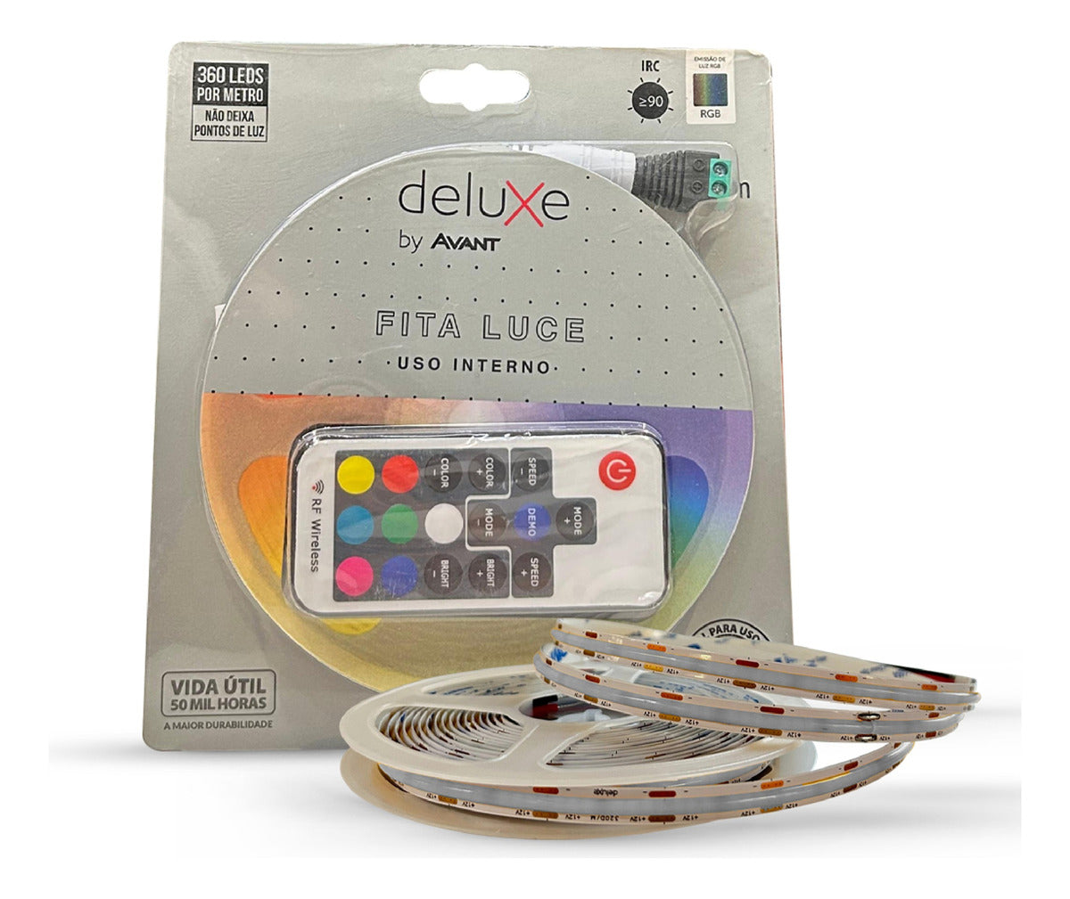 Fita Led Luce 8w RGB 720lm IP20 12v Avant