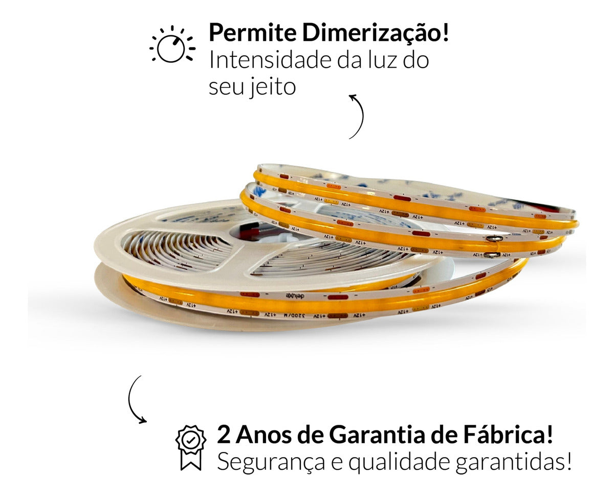 Fita Led Luce 15w 4000k Branco Neutro 1350lm IP20 12v Avant