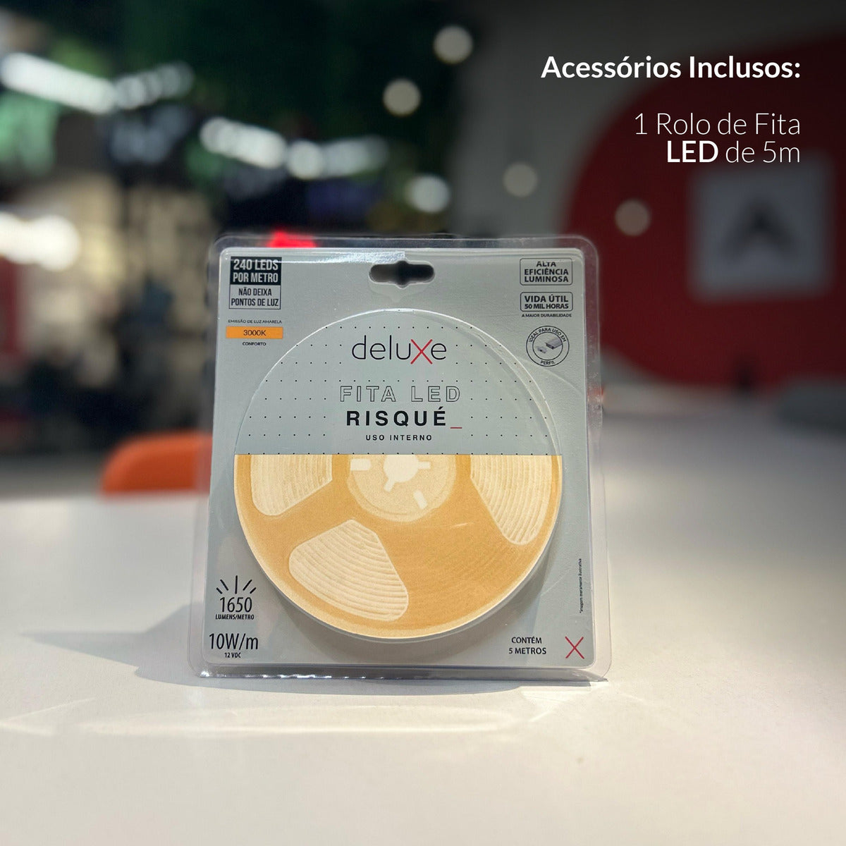 Fita Led Risque 10w 3000k Branco Quente 1650lm IP20 12v Avant