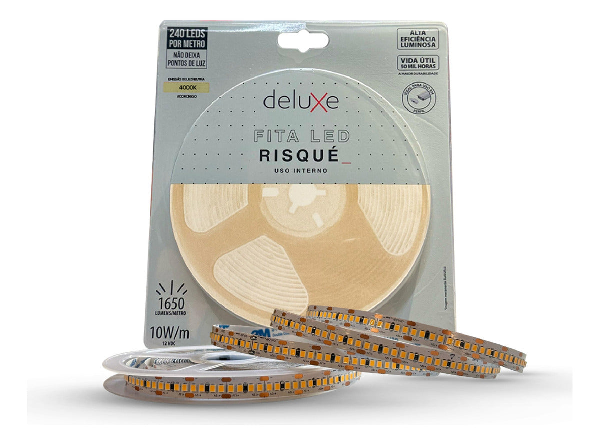 Fita Led Risque 10w 4000k Branco Neutro 1650lm IP20 12v Avant