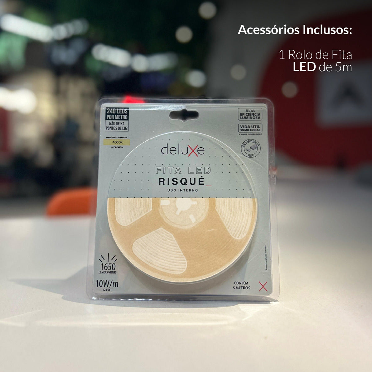 Fita Led Risque 10w 4000k Branco Neutro 1650lm IP20 12v Avant