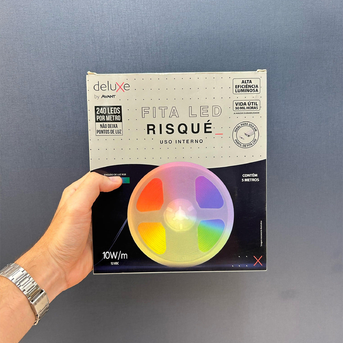 Fita Led Risque 10w RGB IP20 12v Avant