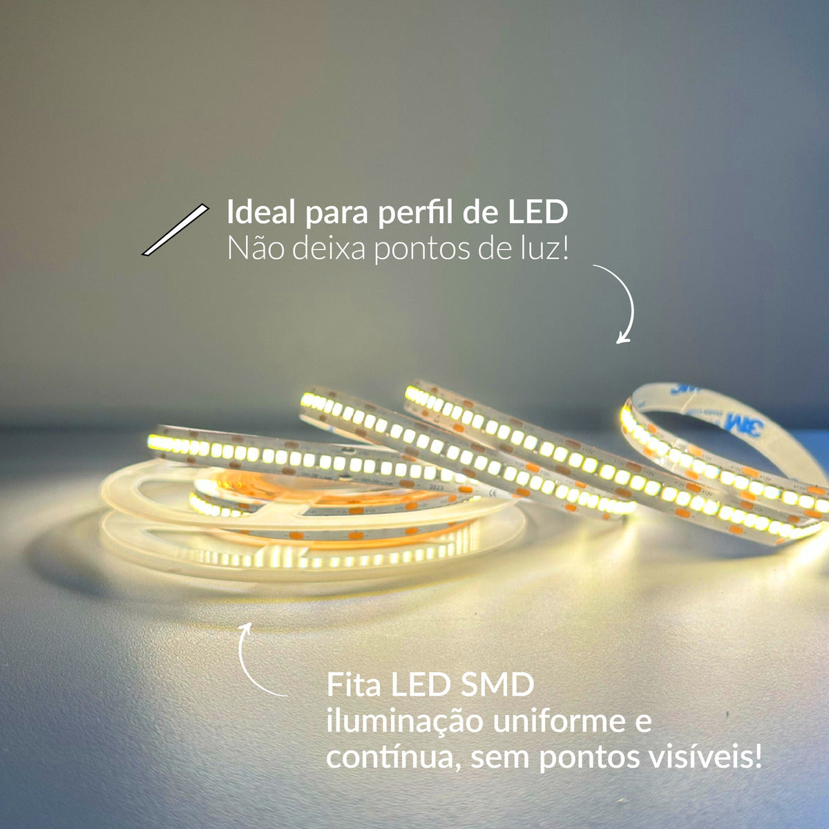 Fita Led Risqué 20w 3000k Branco Quente 3300lm IP20 12v Avant