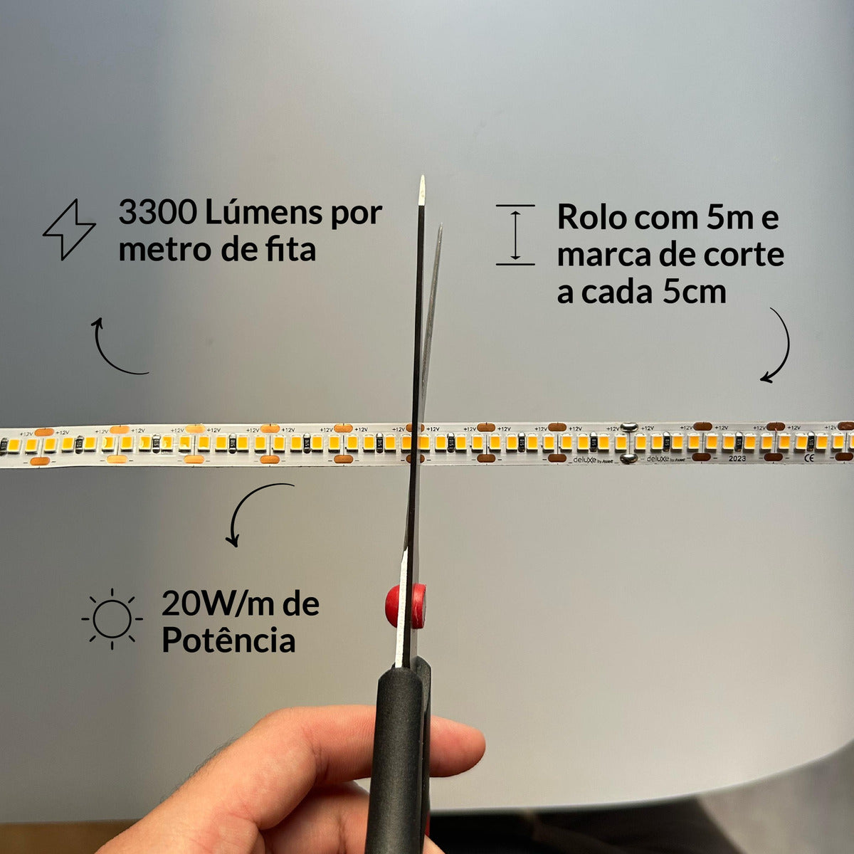Fita Led Risqué 20w 4000k Branco Neutro 3300lm IP20 12v Avant