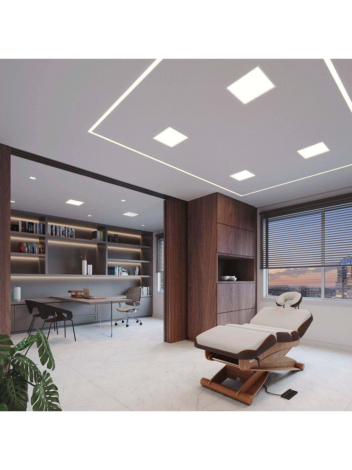 Painel Led Comfort Recuado 6w 6500k Branco Frio IP20 Bivolt Branco Avant