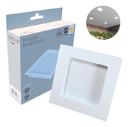 Painel Led Comfort Recuado 6w 2700k Branco Quente IP20 Bivolt Branco Avant