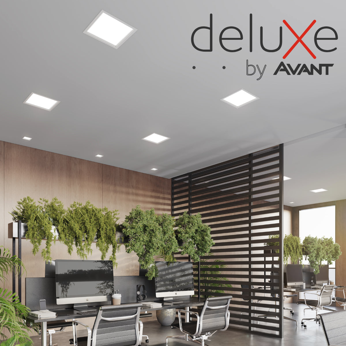 Painel Led Comfort Recuado 6w 2700k Branco Quente IP20 Bivolt Branco Avant