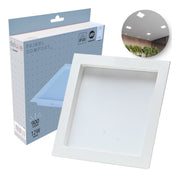 Painel Led Comfort Recuado 12w 6500k Branco Frio IP20 Bivolt Branco Avant