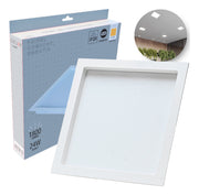 Painel Led Recuado Comfort 24w 2700k Branco Quente IP20 Bivolt Branco Avant