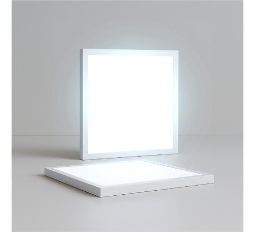Painel Led Sobrepor 60w 1000x1000cm Plafon Quadrado Bivolt 3000k 4000k 6500k Grande Formato - Avant