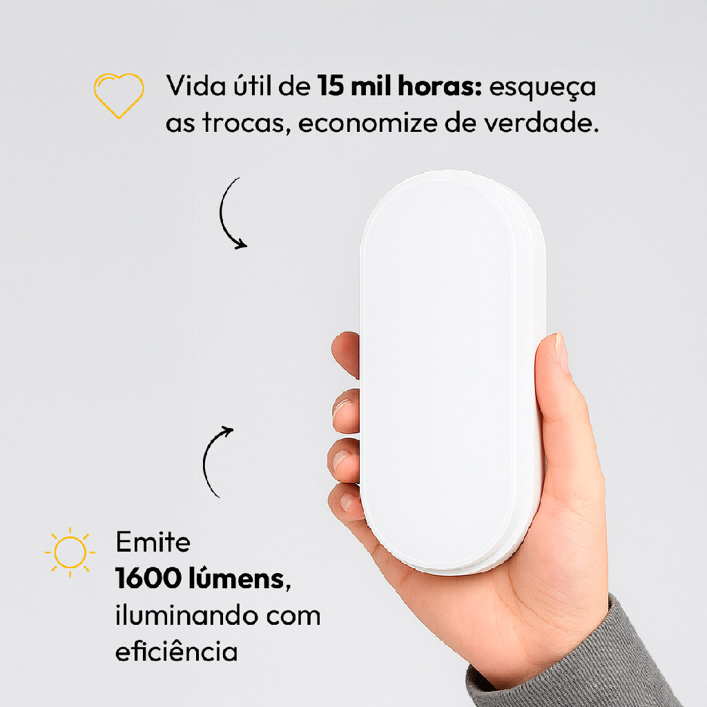 Arandela Hummer 20W 3000k Branco Quente Bivolt IP65 Branco Avant