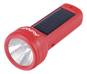 Lanterna Led Solare Recarregável 1,5W 6500k Branco Frio 5V IP65 Vermelho Avant Use
