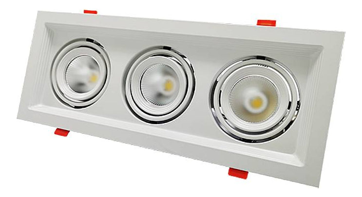 Spot Led Evidence Trio 21w 3000k/4000k/6500k IP20 Bivolt Branco Avant