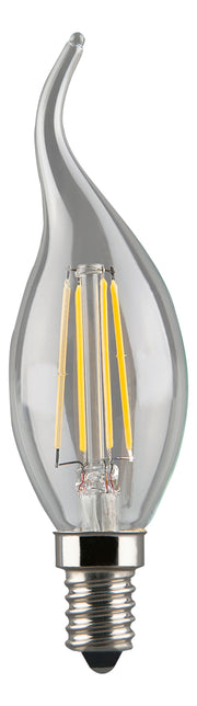 Lampada Led Vela Filamento Chama C 4w 400lm 2700k Avant