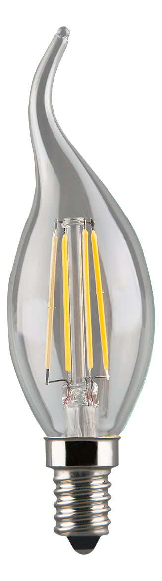Lampada Led Vela Filamento Chama C 4w 400lm 2700k Avant