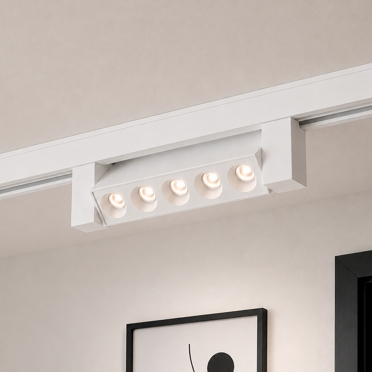 Spot Led Trilho Authentic Dots 10w 4000k Branco Neutro IP20 Bivolt Branco Avant